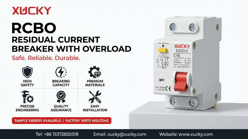 XUCKY redefine la seguridad compacta con la nueva serie DZ30LE RCBO