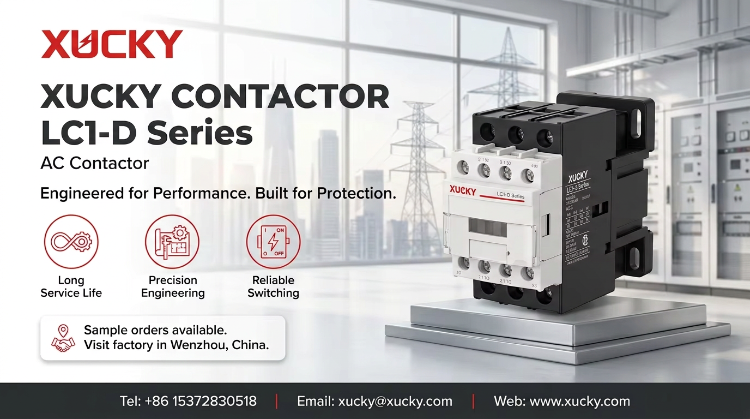 XUCKY actualiza los contactores de CA de la serie LC1-D para mejorar la eficiencia industrial.