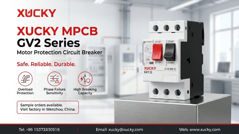 XUCKY optimiza el MPCB de la serie GV2 para la automatización industrial de alto rendimiento.