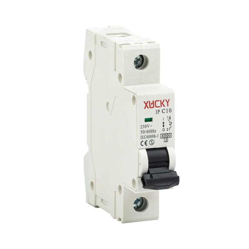 Interruptor magnetotérmico de 4,5 kA, 6 kA, 10 kA
