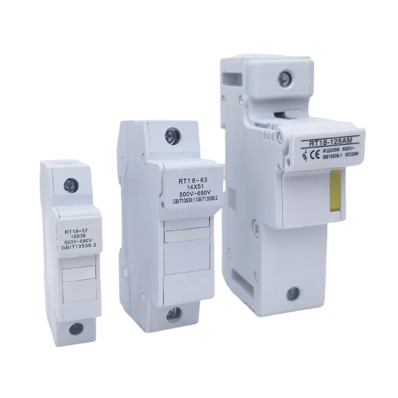 Enlace de fusible cilíndrico y portafusibles