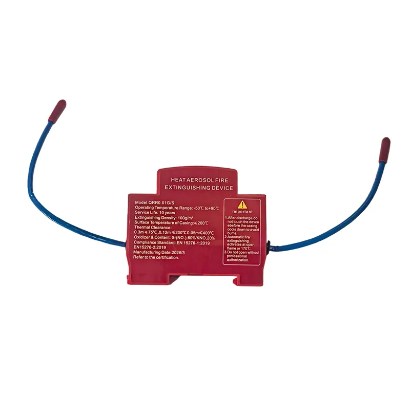 Dispositivo de extinción de incendios en aerosol caliente QRR